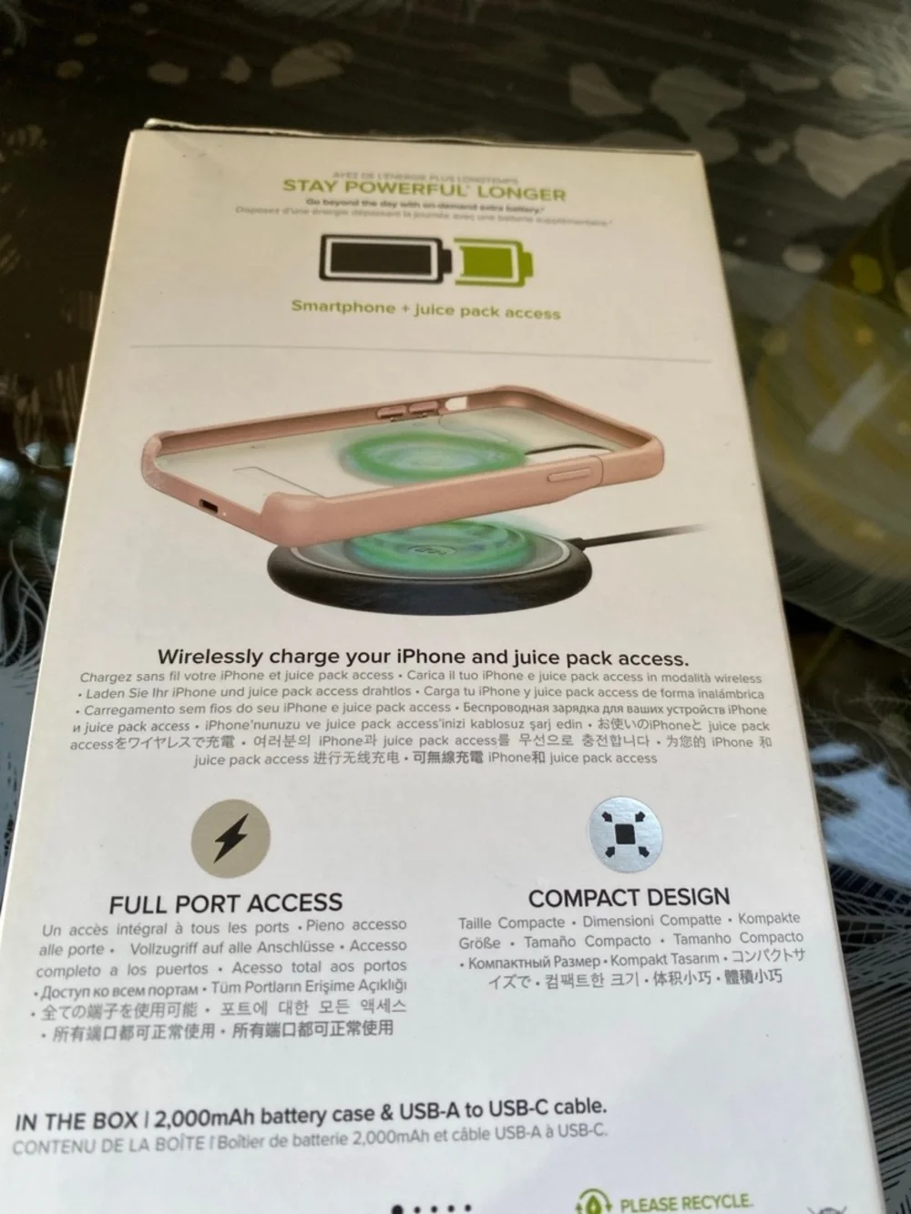 Mophie iPhone 11 Pro Juice Pack Access Pink Charging Case